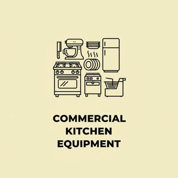 Durable Wall shelves for large scale food preparation