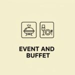 Professional Food label tags for banquet and food service use